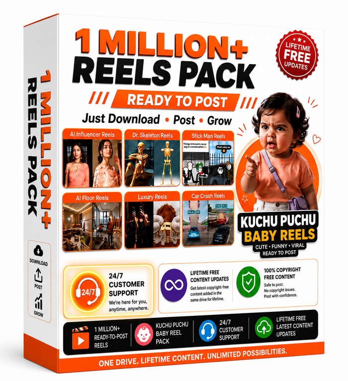 1 million Content pack + Lifetime Update ,24/7 Custmer support